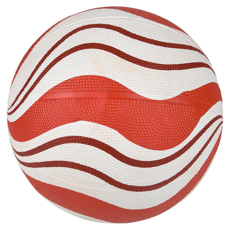 Candy Cane Basketball 9.5"