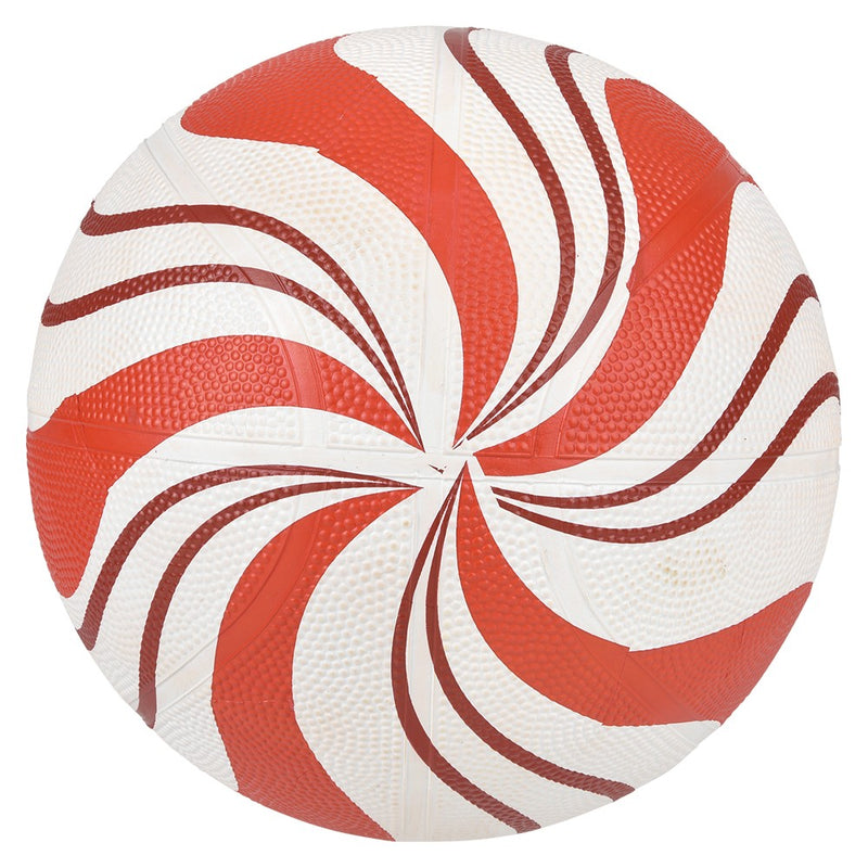 Candy Cane Basketball 9.5"