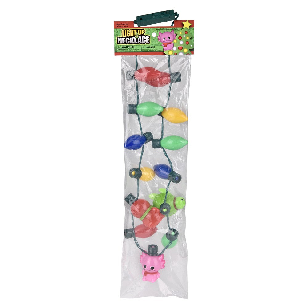 Light-Up Christmas Sea Life Necklace 20"