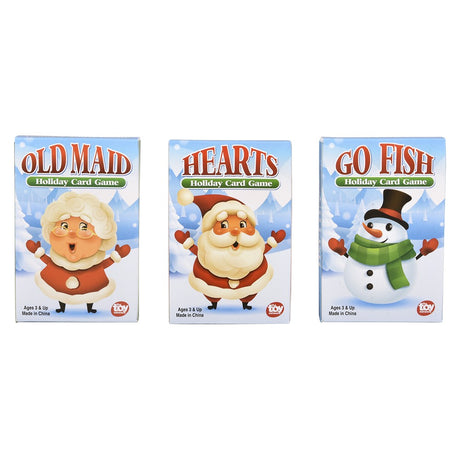 Christmas Card Games (12 PC Display Box)