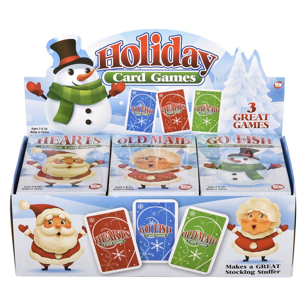 Christmas Card Games (12 PC Display Box)