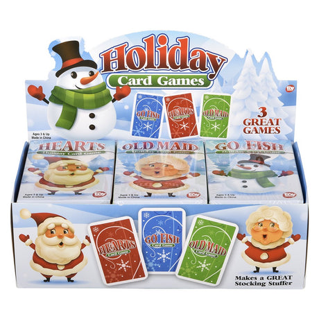 Christmas Card Games (12 PC Display Box)