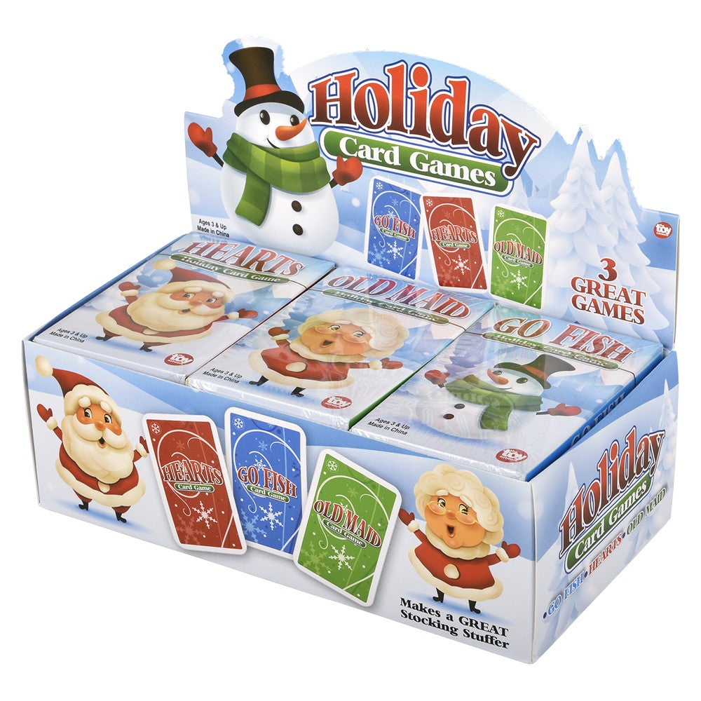 Christmas Card Games (12 PC Display Box)