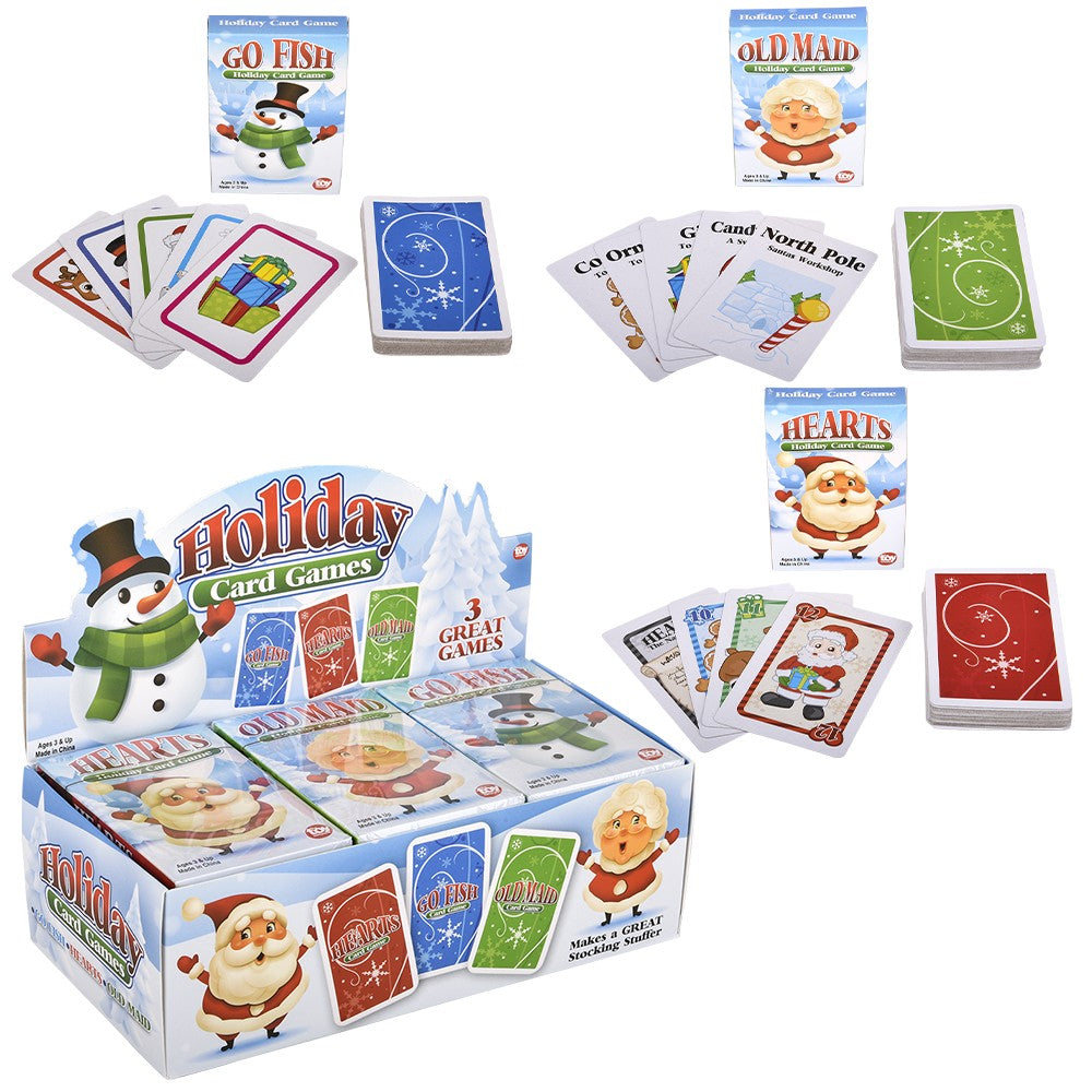 Christmas Card Games (12 PC Display Box)