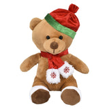 Christmas Plush Characters With Scarf 8"