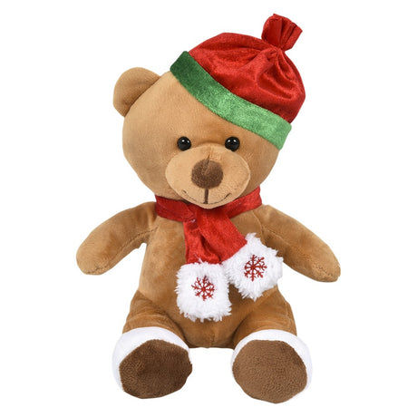 Christmas Plush Characters With Scarf 8"