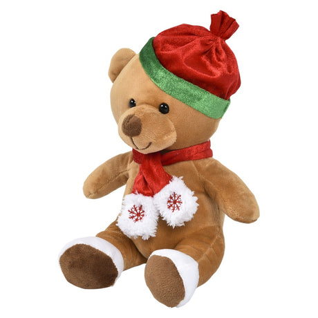 Christmas Plush Characters With Scarf 8"