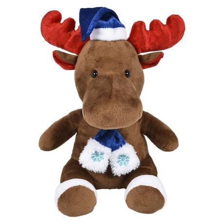 Christmas Plush Characters With Scarf 8"