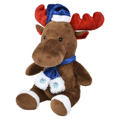 Christmas Plush Characters With Scarf 8"