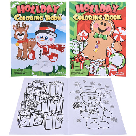 Christmas Coloring Book 9 x 11 12 Pages (1 DZ)