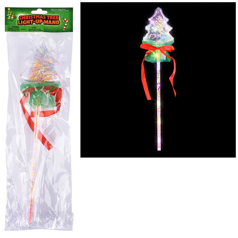 Light-Up Christmas Tree Wand (1 DZ)