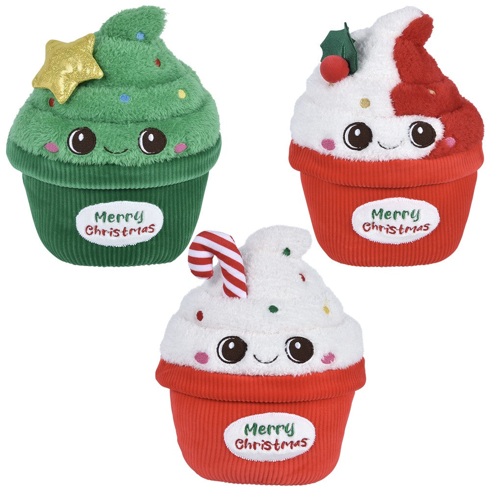 Christmas Cupcake Plush (1 PC)