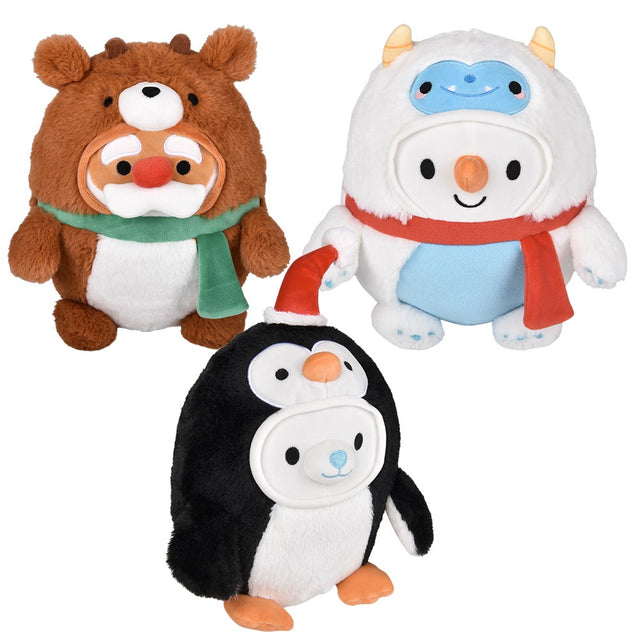 Squishy Christmas Animals Plush (8")