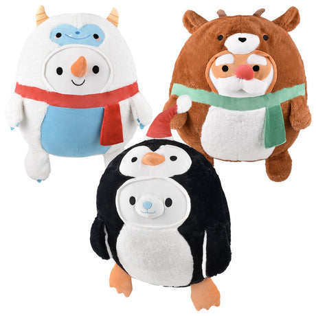 Christmas Plush Squishy-Ishies Dressed Animals (20 in)