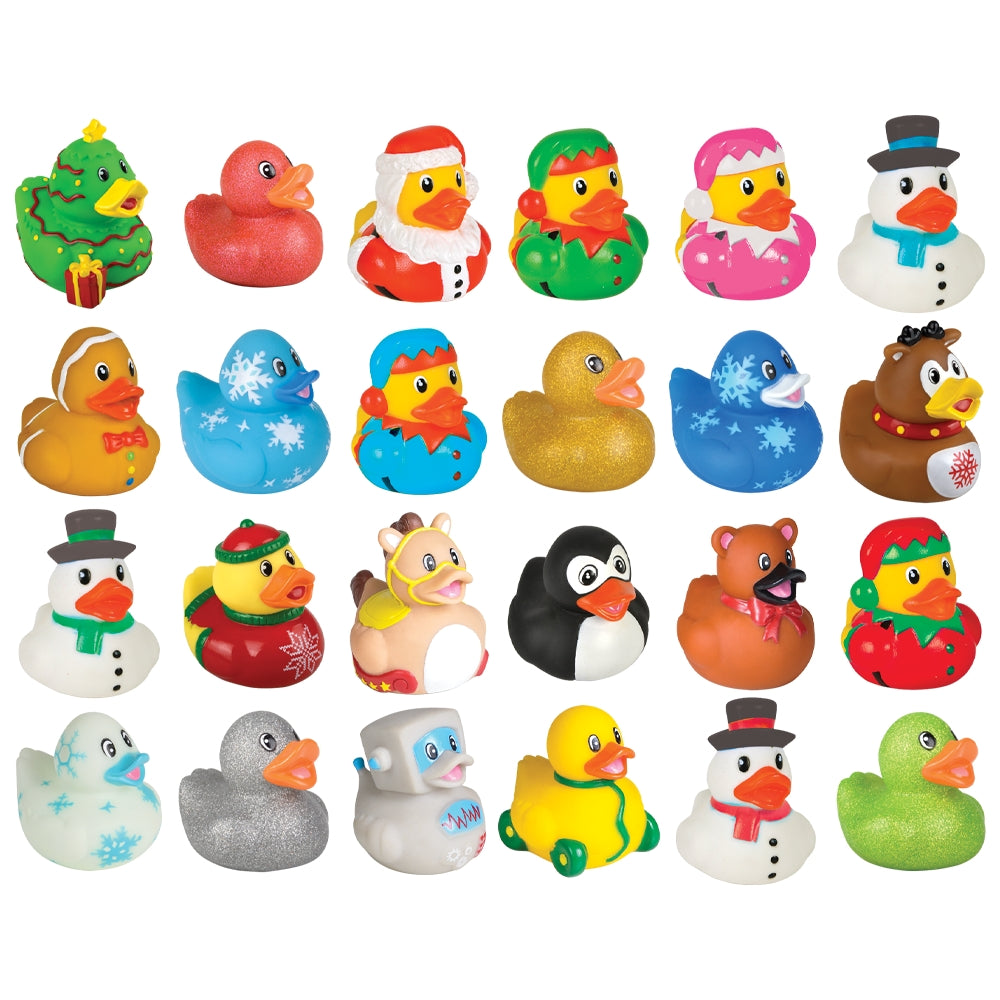 Rubber Ducky Christmas Advent Calendar (24-Count Set)