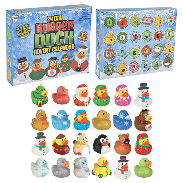 Rubber Ducky Christmas Advent Calendar (24-Count Set)