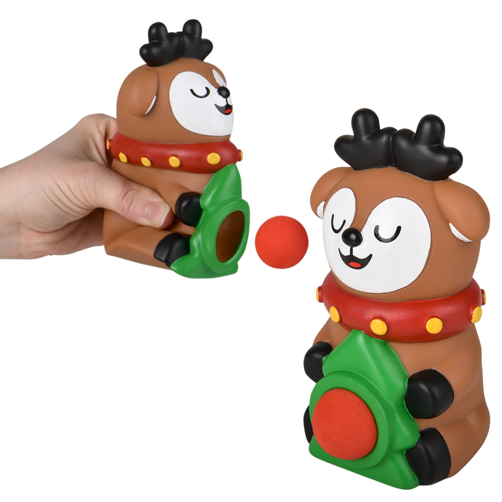 Reindeer Foam Ball Blaster 5.5" (6 Pc)