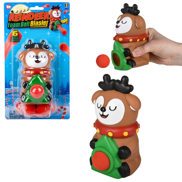 Reindeer Foam Ball Blaster 5.5" (6 Pc)