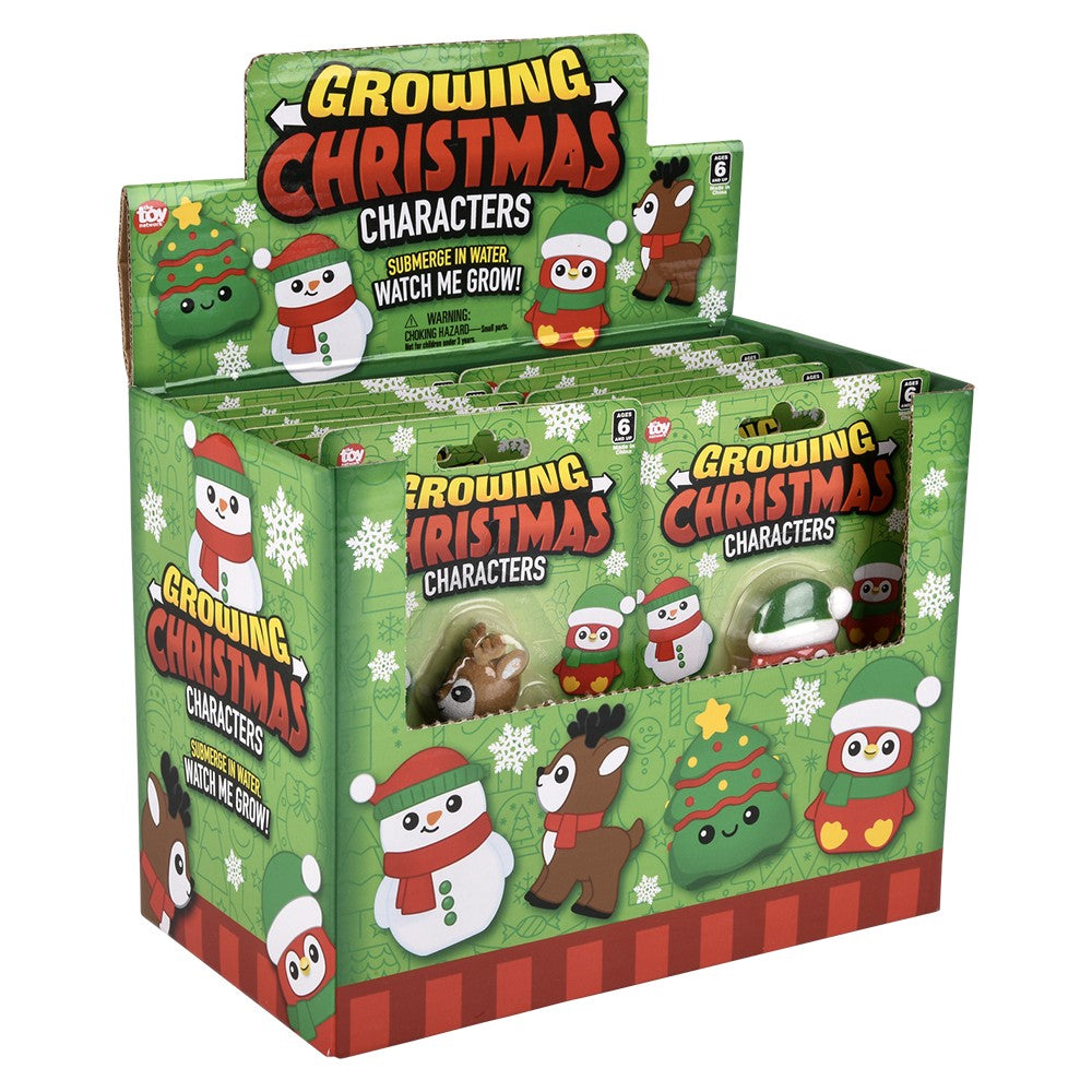 Christmas Growing Characters Growing Toys (12 PC Display)