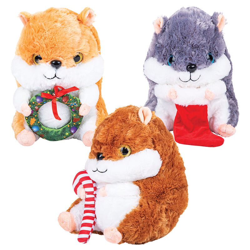 Christmas Hamster Plush (13")