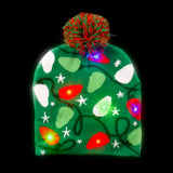 Light-Up Beanie Hat Christmas Bulb (1 PC)