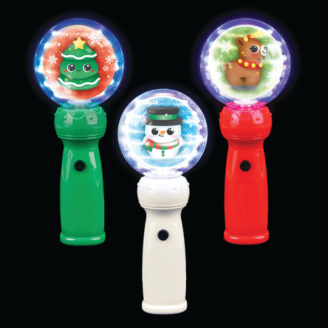 Christmas Globe Wand Light-Up (8.5")