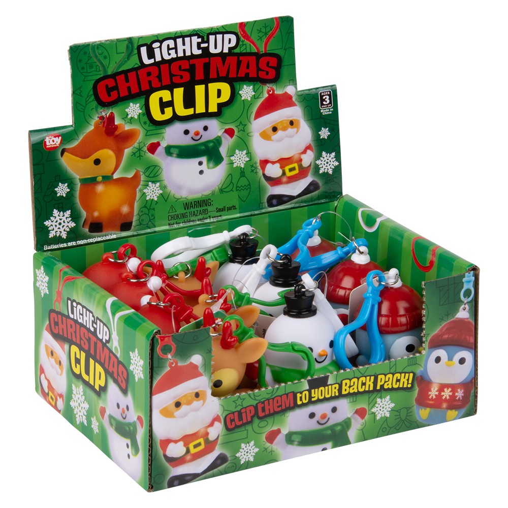 Light-Up Christmas Clip Ons (1 DSP)