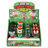 Light Up Christmas Mini Spinning Wand Necklaces (1 DSP)