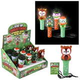 Light Up Christmas Mini Spinning Wand Necklaces (1 DSP)