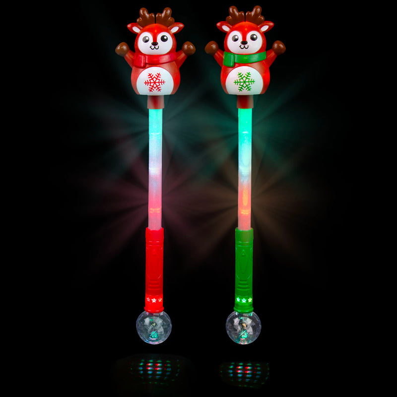 Light-Up Reindeer Magic Ball Wand