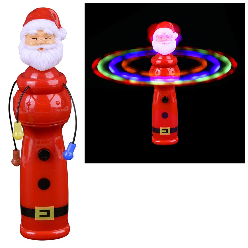 Light-Up Santa Spinning Orbit Wand (1 PC)