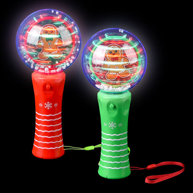 Light-Up Gingerbread Magic Ball Wand