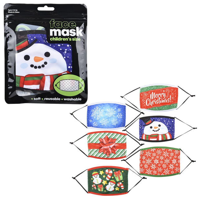 Christmas Face Mask Child Size (1 DZ)