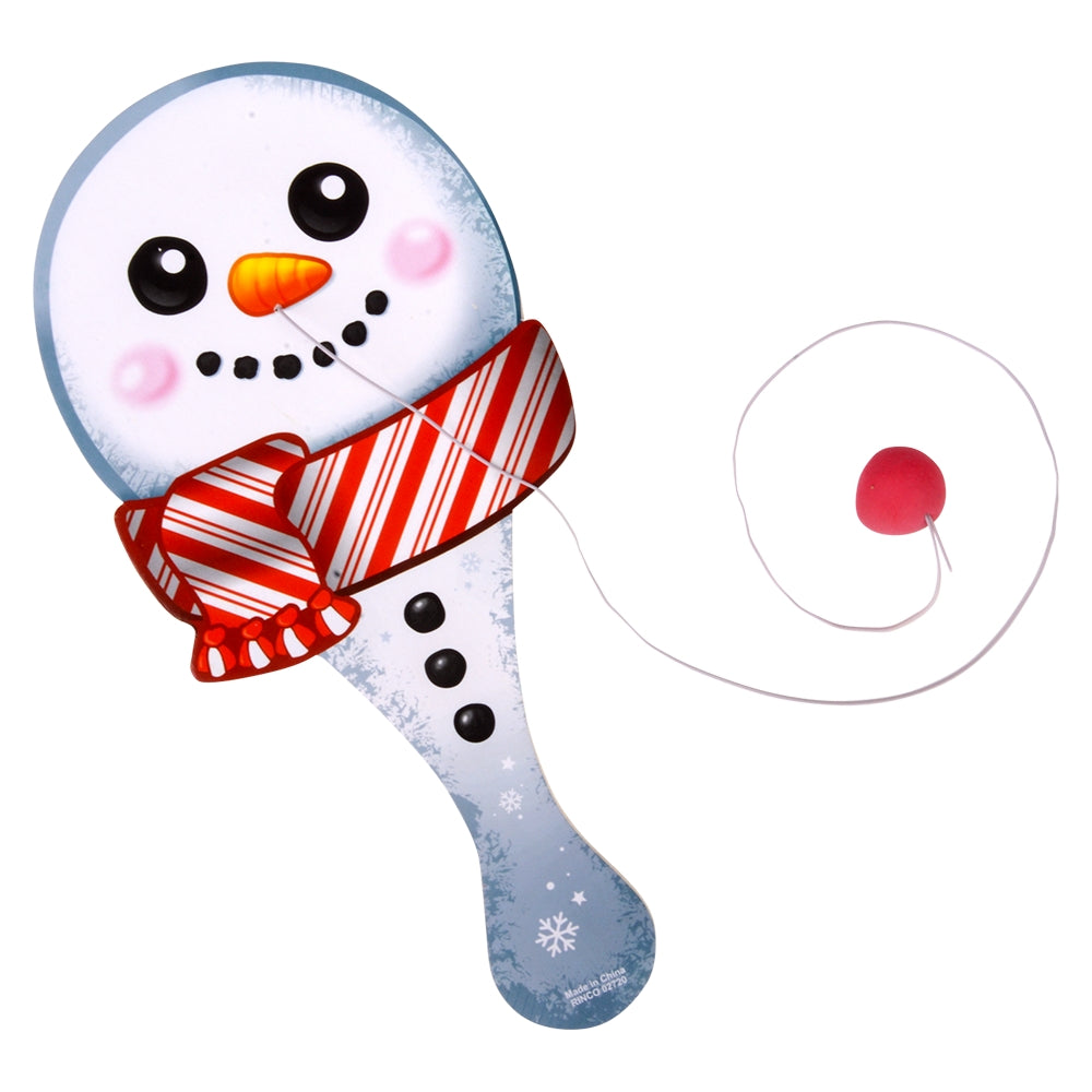 Snowman Paddle Ball 10" (1 DZ)