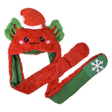 Light-Up Christmas Axolotl Hoodie Hat (3 Pc)
