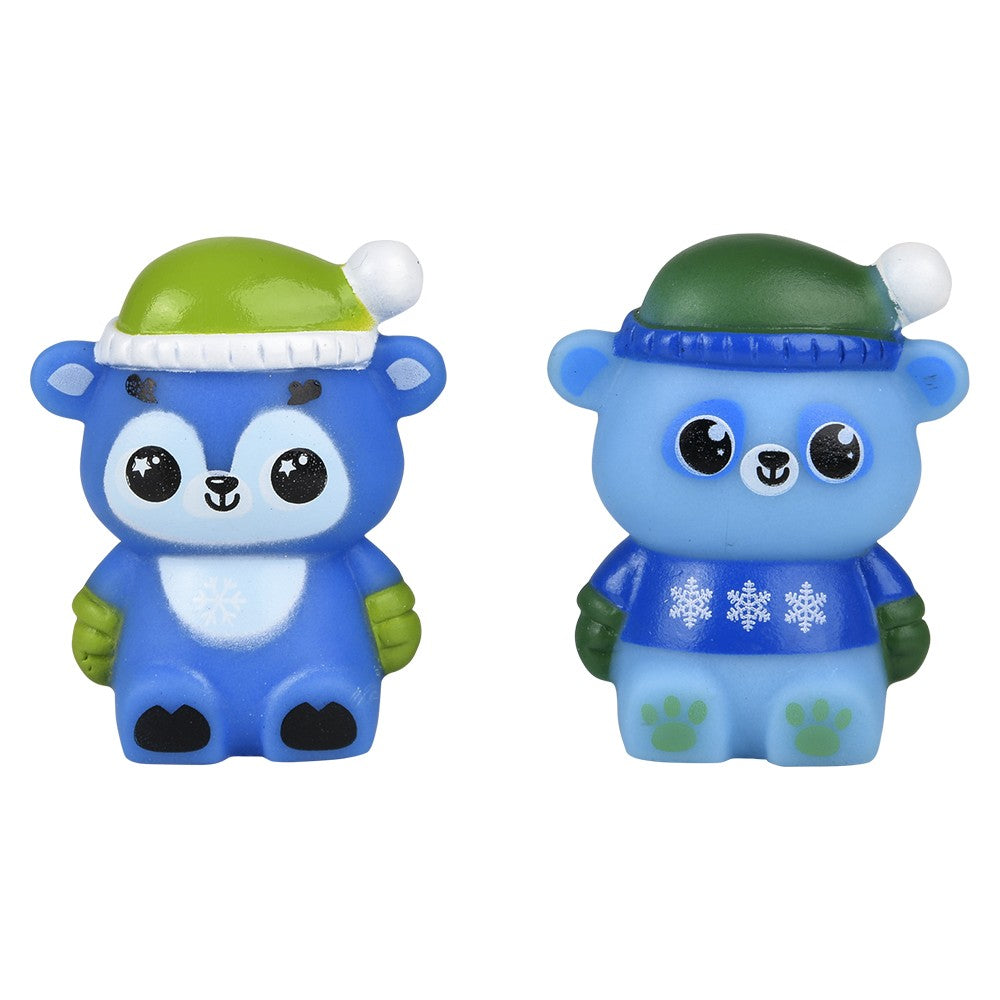 Winter Rubber Animals (36 Pc Poly Bag)