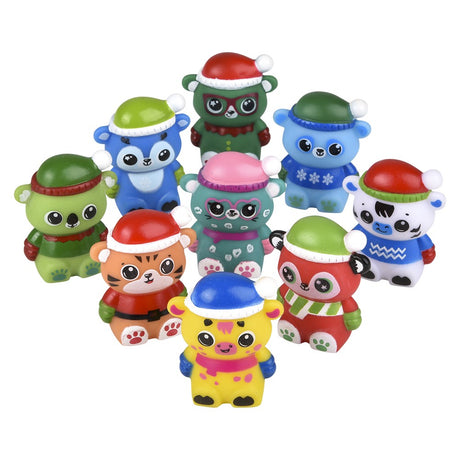 Winter Rubber Animals (36 Pc Poly Bag)