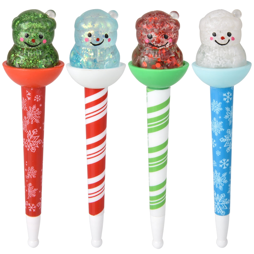 Snowman Squeezy Pens (12 PC Display)