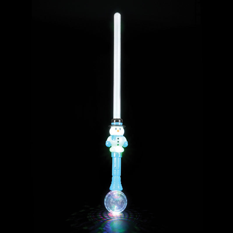 Light-Up Magic Ball Sword Snowman (1 PC)