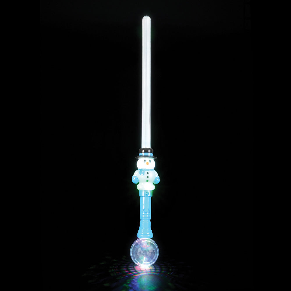 Light-Up Magic Ball Sword Snowman (1 PC)