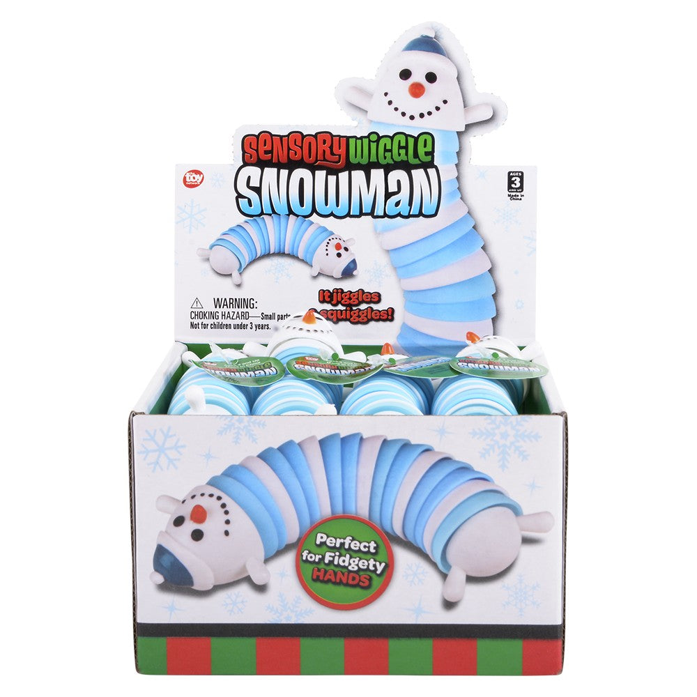 Fidget Wiggle Snowman (12 PC Display)