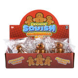 Squish Sticky Gingerbread Man (12 Pc Display)