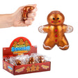 Squish Sticky Gingerbread Man (12 Pc Display)