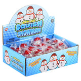 Squish Sticky Snowman (12 PC Display)