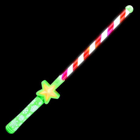 Light-Up Christmas Theme Wand 16"