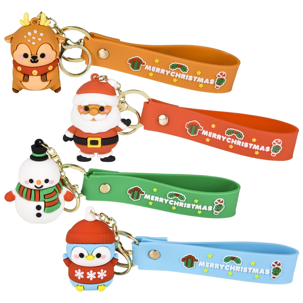 Christmas Wristlet Clip Ons (12 Pc Display)