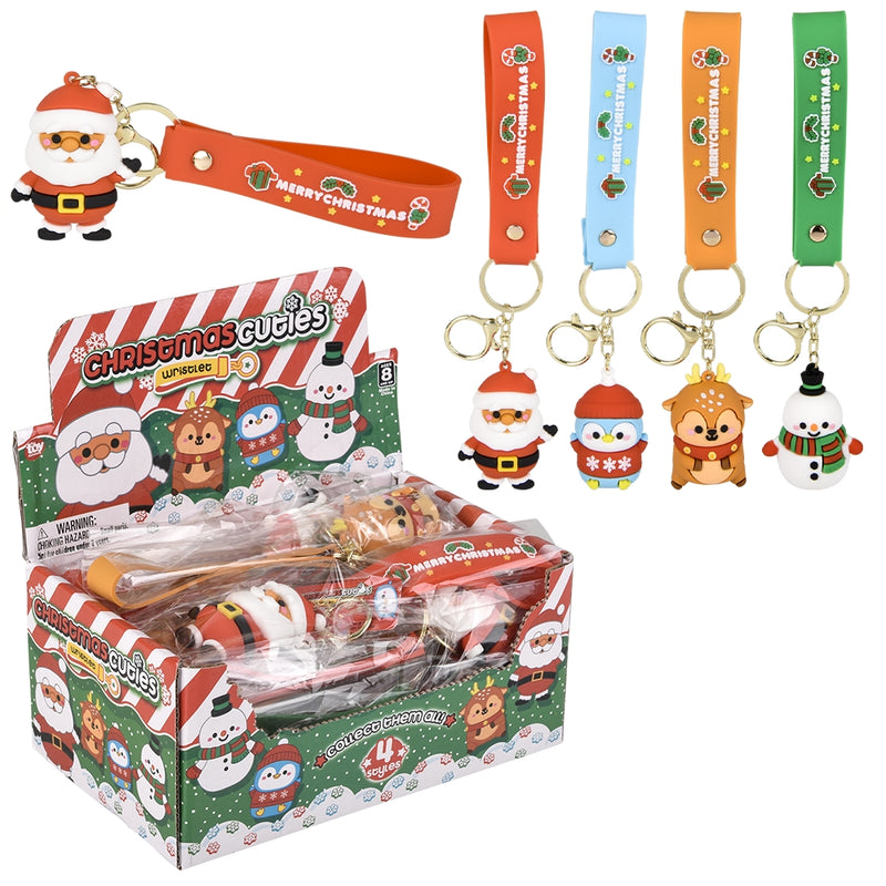 Christmas Wristlet Clip Ons (12 Pc Display)