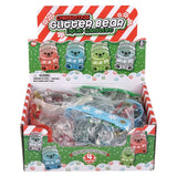 Christmas Liquid Bear Wristlet Clip On (12 PC Display)