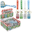 Christmas Liquid Bear Wristlet Clip On (12 PC Display)