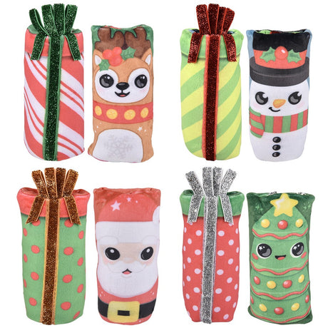 Christmas Plush Water Wiggler 5.5" (6 Pc Display)